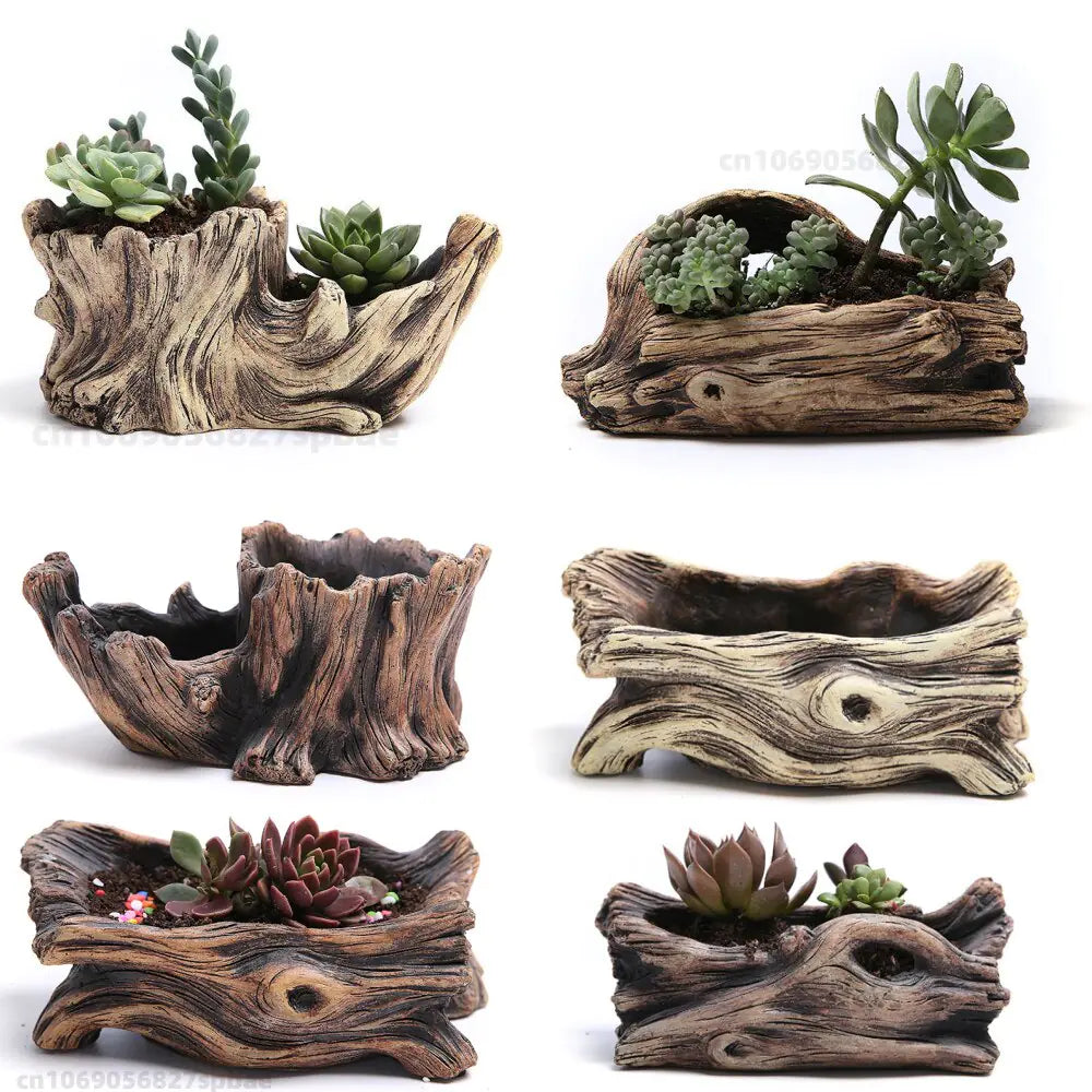 Tree-Shaped Succulent Planter