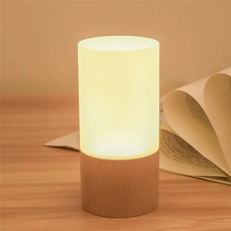 Nordic Wooden LED Table Lamp