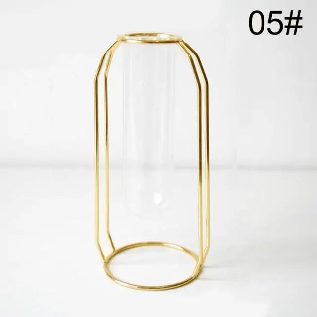 Golden Glass Vase