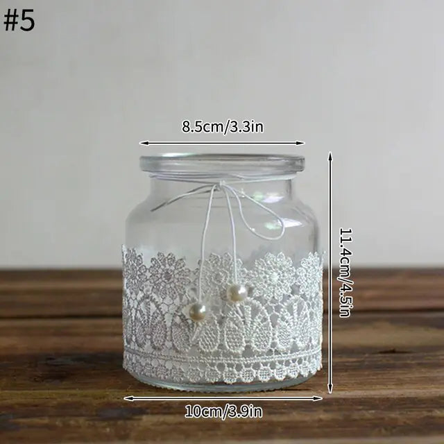 Modern Transparent Cactus Glass Vase