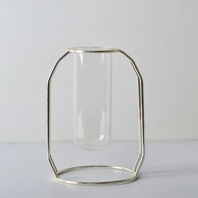 Golden Glass Vase