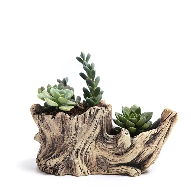 Tree-Shaped Succulent Planter