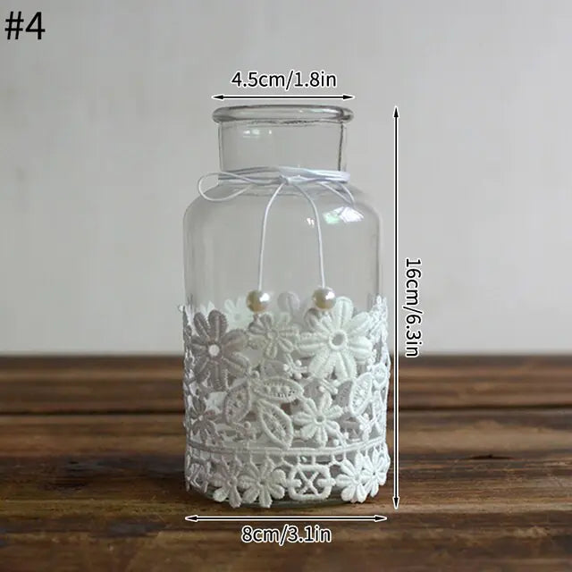 Modern Transparent Cactus Glass Vase