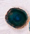 Blue Agate Slice Decorative Tray Roller Coaster