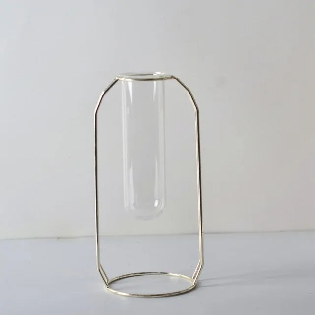 Golden Glass Vase