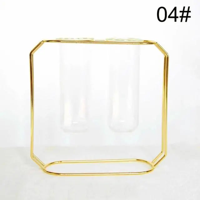 Golden Glass Vase