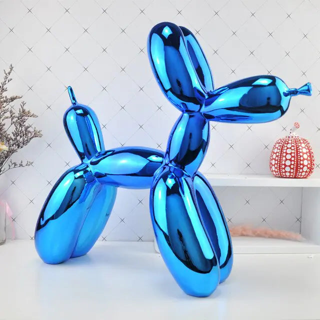 Resin Balloon Dog Statue