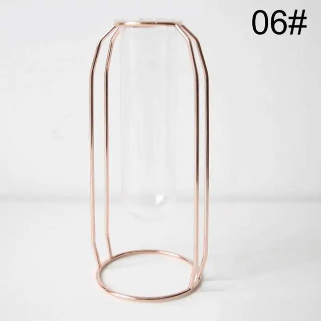 Golden Glass Vase